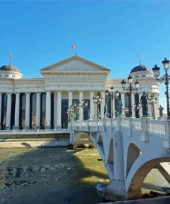 Stone Bridge Skopje Diamond Painting