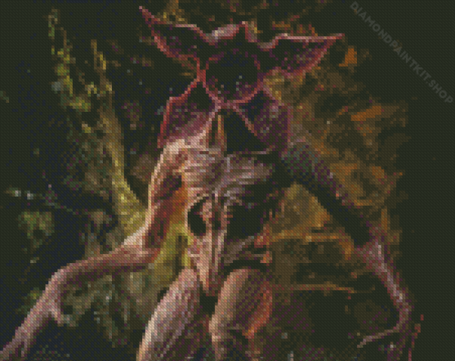 Stranger Things Demogorgon Illustration Diamond Painting