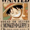 Vintage Luffy Wanted Poster Diamond Painting