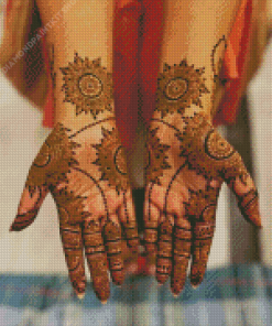 Wedding Henna Diamond Painting