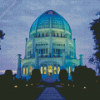 Bahai House Of Worship Diamond Painting