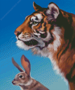 Tiger Rabbit Diamond Painting