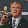 Classy Mike Ditka Diamond Painting