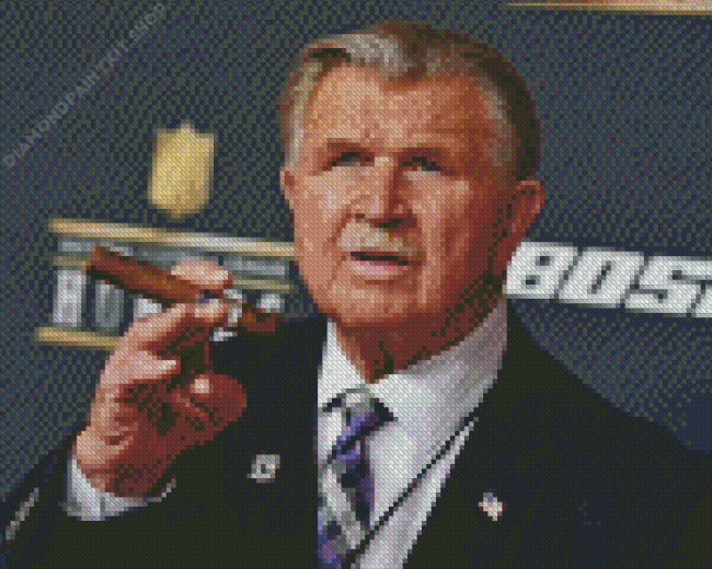 Classy Mike Ditka Diamond Painting