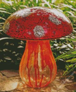 Glass Mosaic Mushroom Diamond Painting