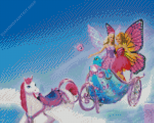 Barbie Mariposa Diamond Painting