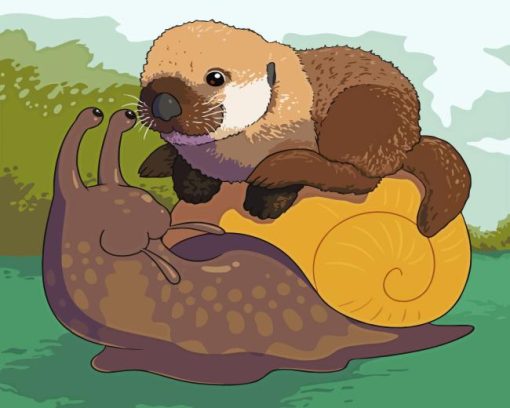 Baby Otter Diamond Painting