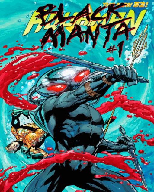 Black Manta Diamond Painting