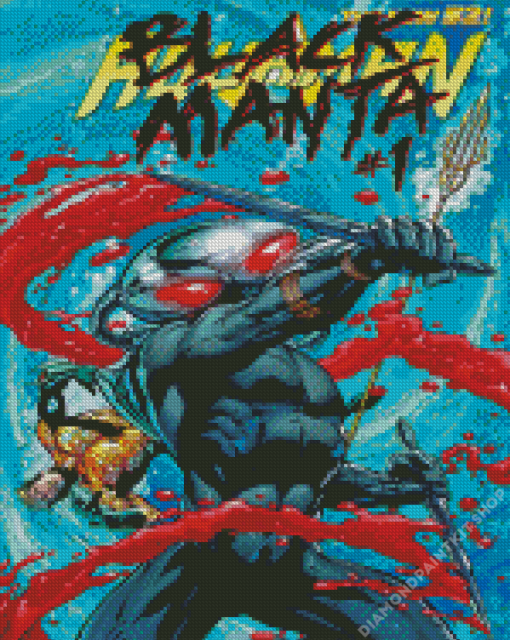 Black Manta Diamond Painting