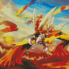 Blaziken Diamond Painting