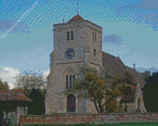 Bradenham Church Diamond Painting