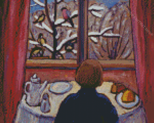 Breakfast of The Birds Gabriele Munter Diamond Painting