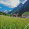 Cabin Refuge In Pitztal Diamond Painting