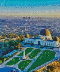 Griffith Observatory Diamond Painting