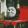 James the Red Engine Diamond Painting