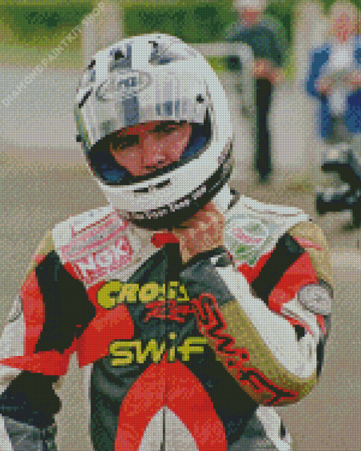 Joey Dunlop Diamond Painting