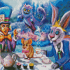 Mad Hatter Tea Party Diamond Painting