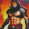 Male Tabaxi Diamond Painting