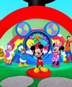 Mickey Mouse Clubhouse Diamond Painting