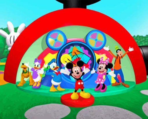 Mickey Mouse Clubhouse Diamond Painting