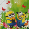 Minions Butterflies Diamond Painting