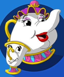 Mrs Potts and Chip Diamond Painting