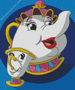 Mrs Potts and Chip Diamond Painting