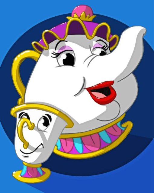 Mrs Potts and Chip Diamond Painting