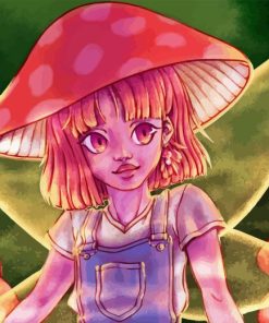 Mushroom Fairy Diamond Painting