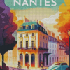 Nantes City Poster Diamond Painting