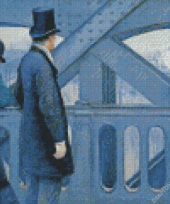 On the Pont de Europe Caillebotte Diamond Painting