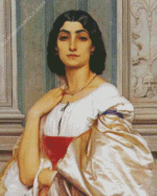 Roman Lady Frederic Leighton Diamond Painting