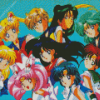 Sailor Scout Sailor Moon Diamond Painting