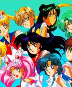 Sailor Scout Sailor Moon Diamond Painting