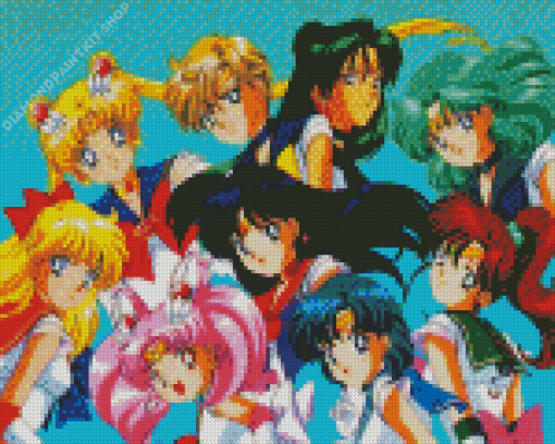 Sailor Scout Sailor Moon Diamond Painting