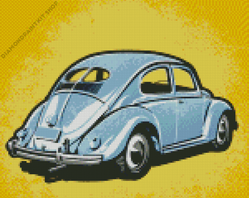 Vintage Volkswagen Bug Diamond Painting