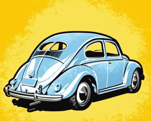 Vintage Volkswagen Bug Diamond Painting