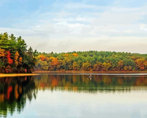 Walden Pond Diamond Painting