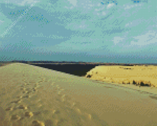 White Sand Dunes Diamond Painting