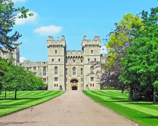 Windsor castle Diamond Paints