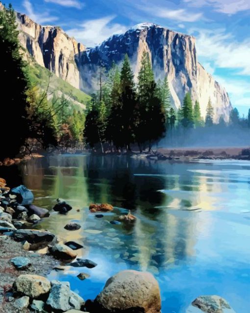 Yosemite Valley Diamond Painting