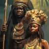 African King And Queen Diamond Painting