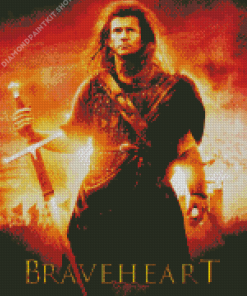 Braveheart Poster Diamond Painting