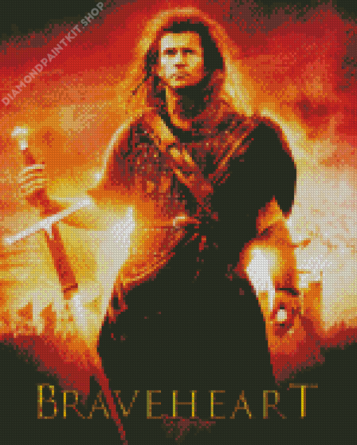 Braveheart Poster Diamond Painting