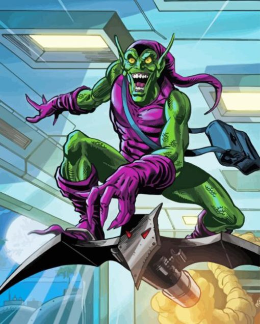 Green Goblin Art Diamond Painting