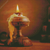 Old Candle Diamond Painting