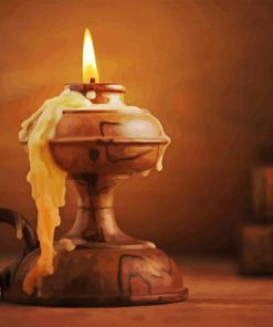 Old Candle Diamond Painting