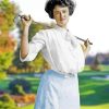 Vintage Woman Golfer Diamond Painting