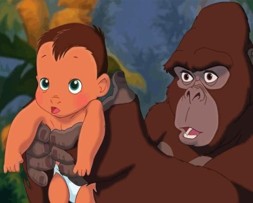 Baby Tarzan Diamond Painting