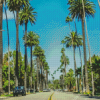 Beverly Hills Palm Trees Diamond Painting